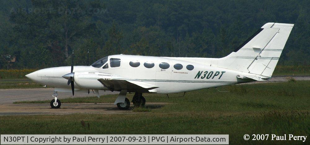 N30PT, 1976 Cessna 421C Golden Eagle C/N 421C0157, In for a visit, but not all that far from home