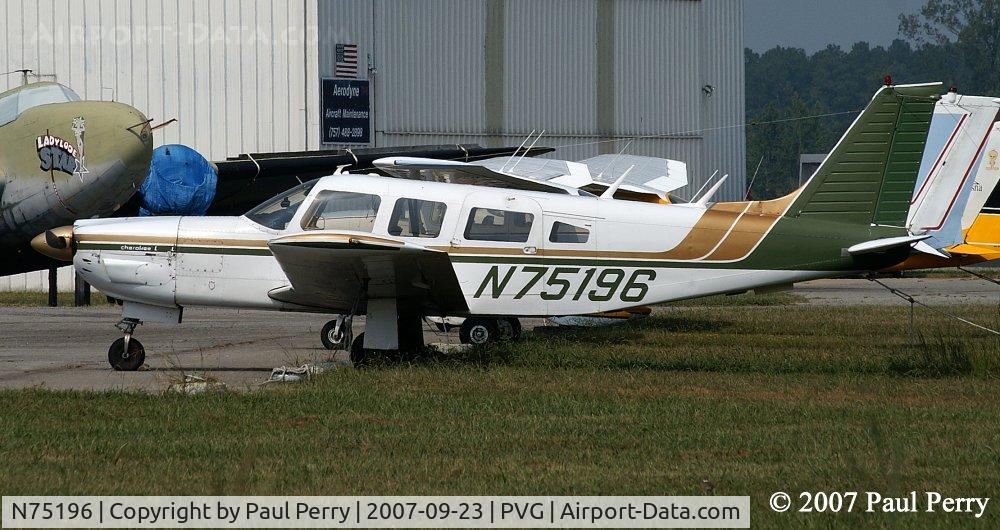 N75196, 1976 Piper PA-32R-300 Cherokee Lance C/N 32R-7680278, Haven't seen her before.  Pretty nonetheless