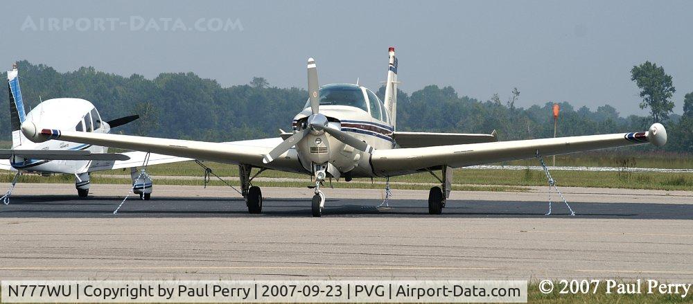 N777WU, Beech A36TC Bonanza 36 C/N EA-208, Showing off the tip tanks too