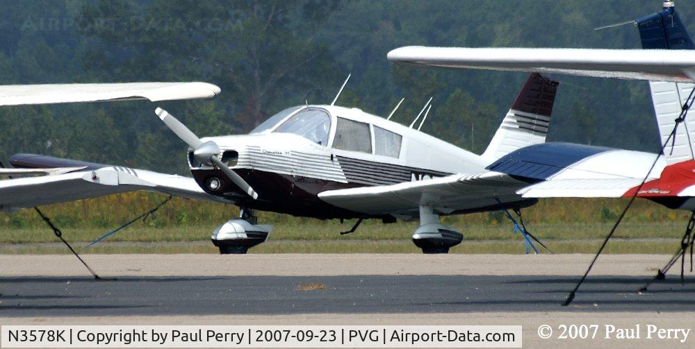 N3578K, 1967 Piper PA-28-140 C/N 28-23636, Ensconced by her ramp-mates