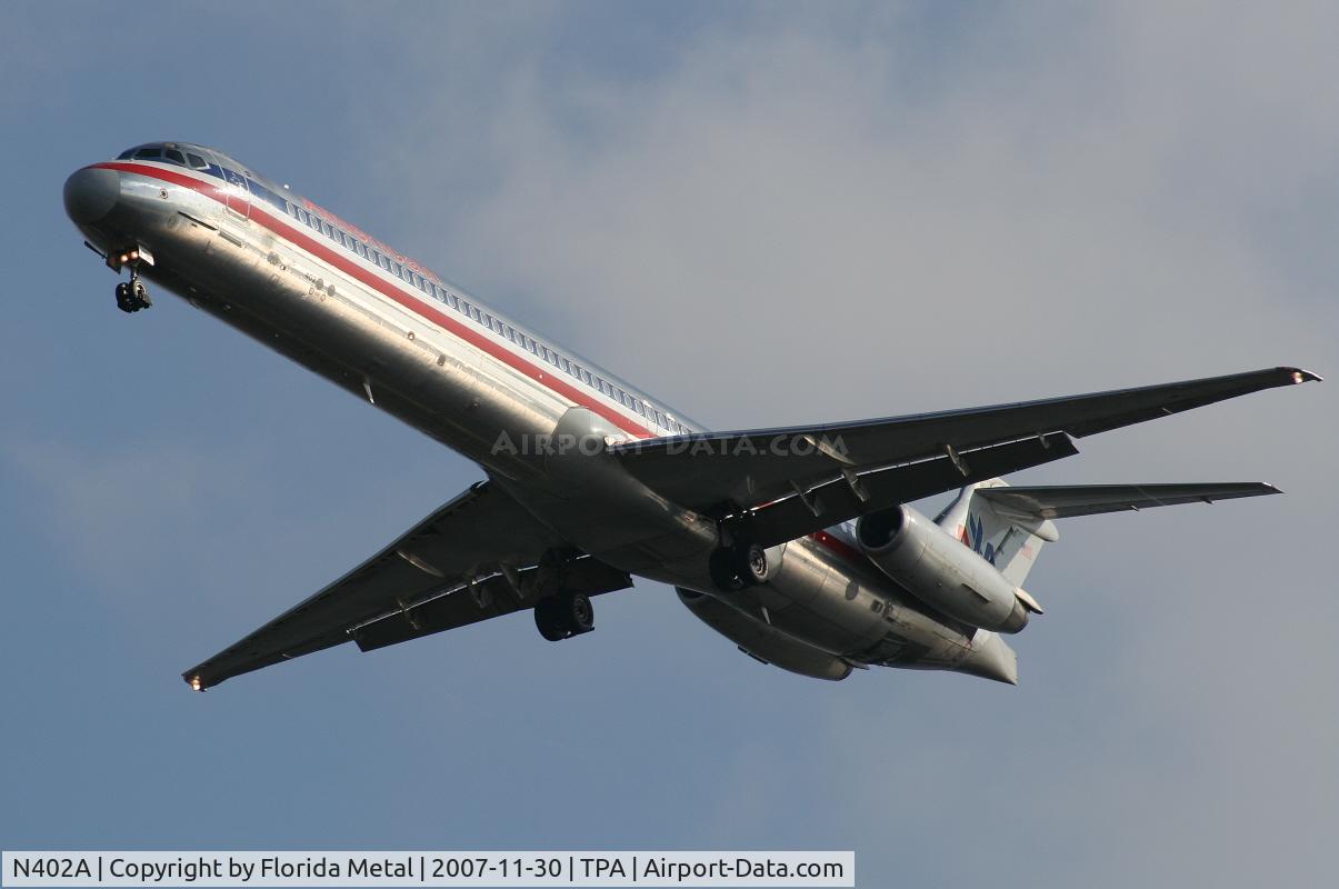 N402A, 1986 McDonnell Douglas MD-82 (DC-9-82) C/N 49313, American