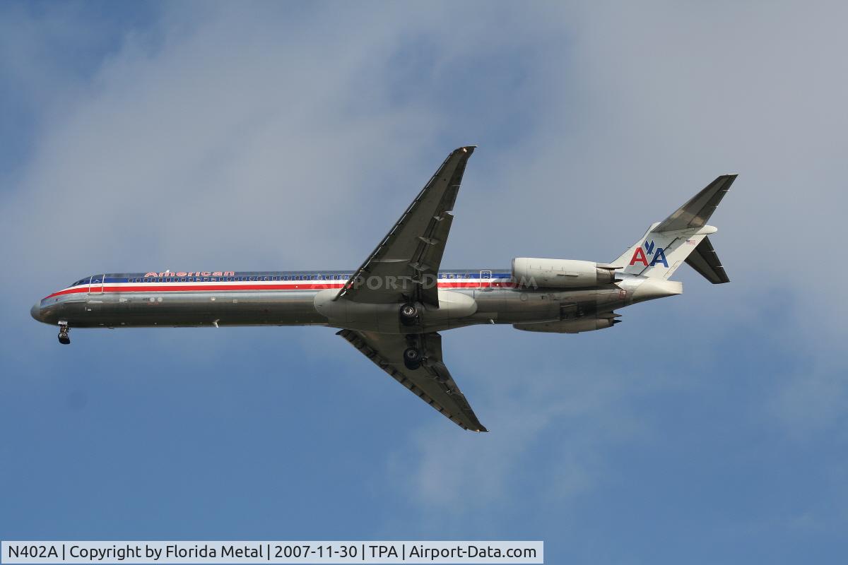 N402A, 1986 McDonnell Douglas MD-82 (DC-9-82) C/N 49313, American