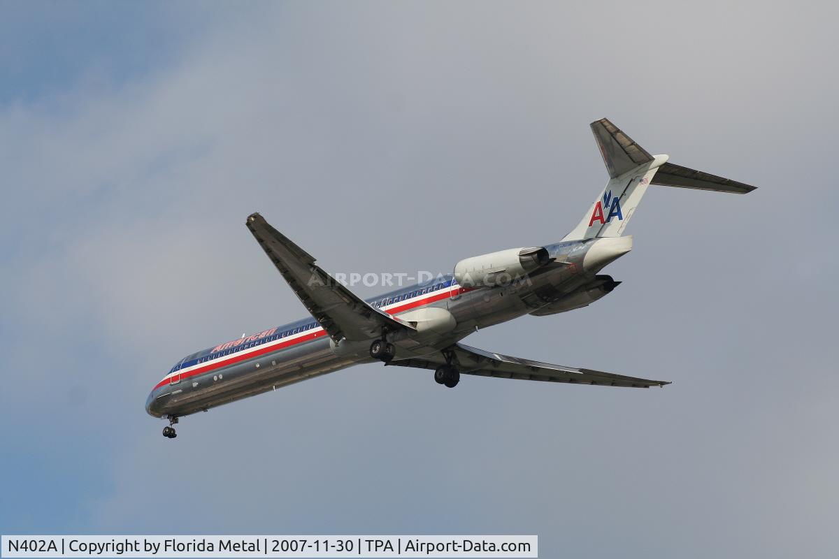 N402A, 1986 McDonnell Douglas MD-82 (DC-9-82) C/N 49313, American