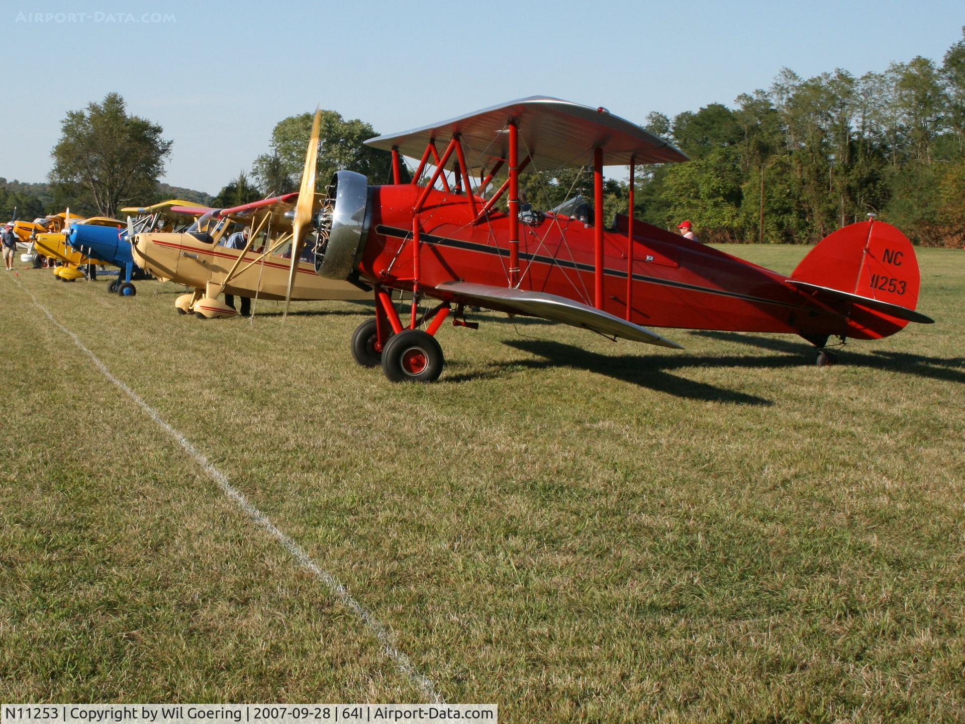 N11253, 1931 Waco ASO C/N 3212, 2007 Fly-in at Lee Bottom