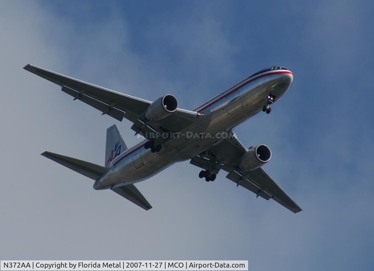 N372AA, 1992 Boeing 767-323 C/N 25199, American