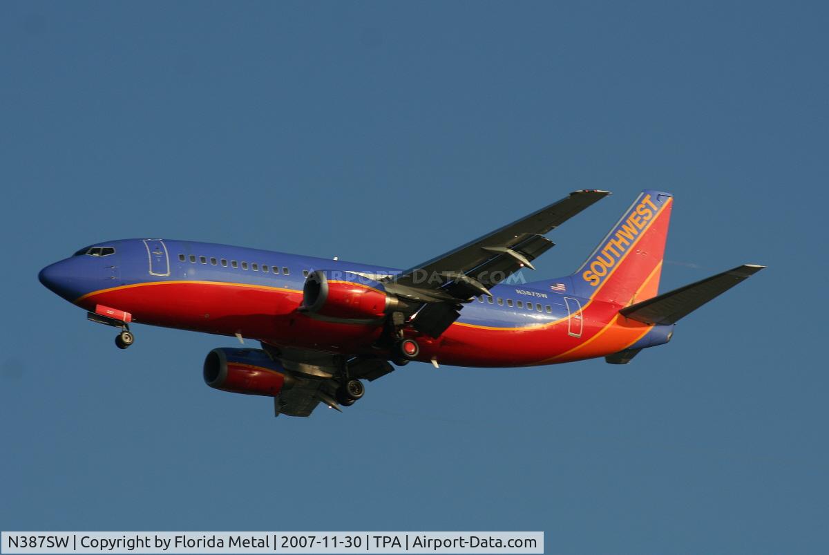 N387SW, 1994 Boeing 737-3H4 C/N 26602, Southwest