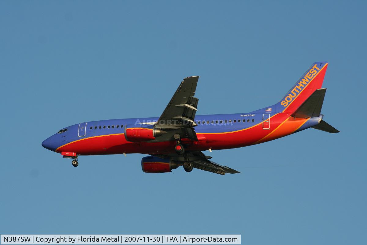 N387SW, 1994 Boeing 737-3H4 C/N 26602, Southwest