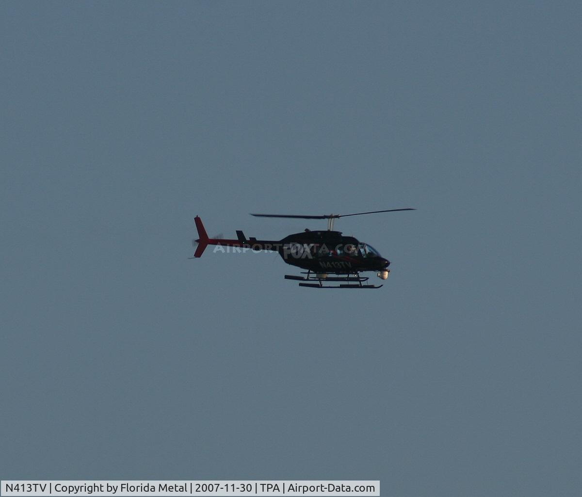 N413TV, 1981 Bell 206L-1 LongRanger II C/N 45636, Fox TV Tampa