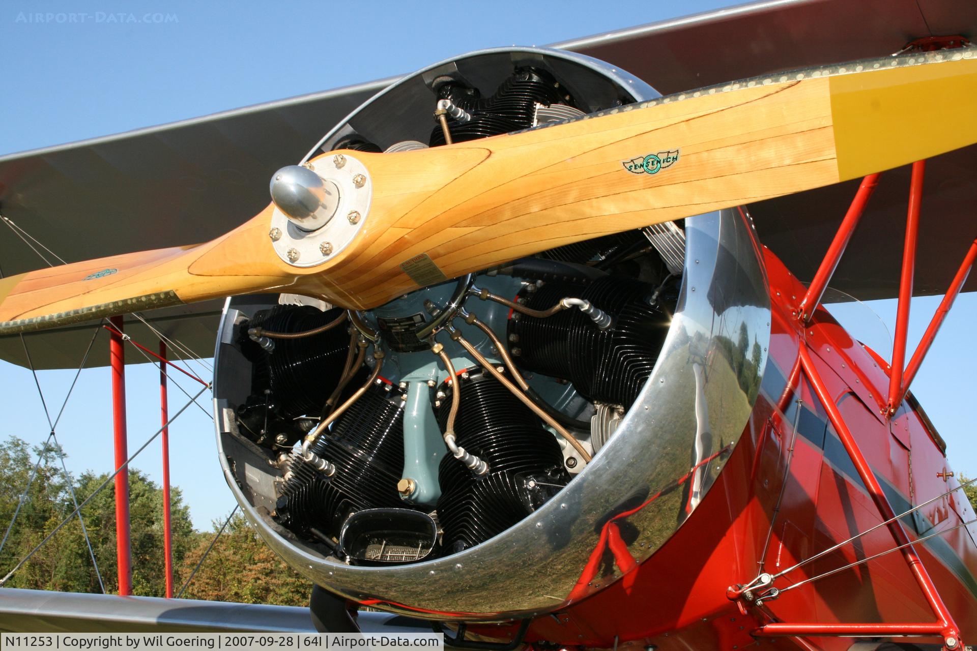 N11253, 1931 Waco ASO C/N 3212, 2007 Fly-in at Lee Bottom