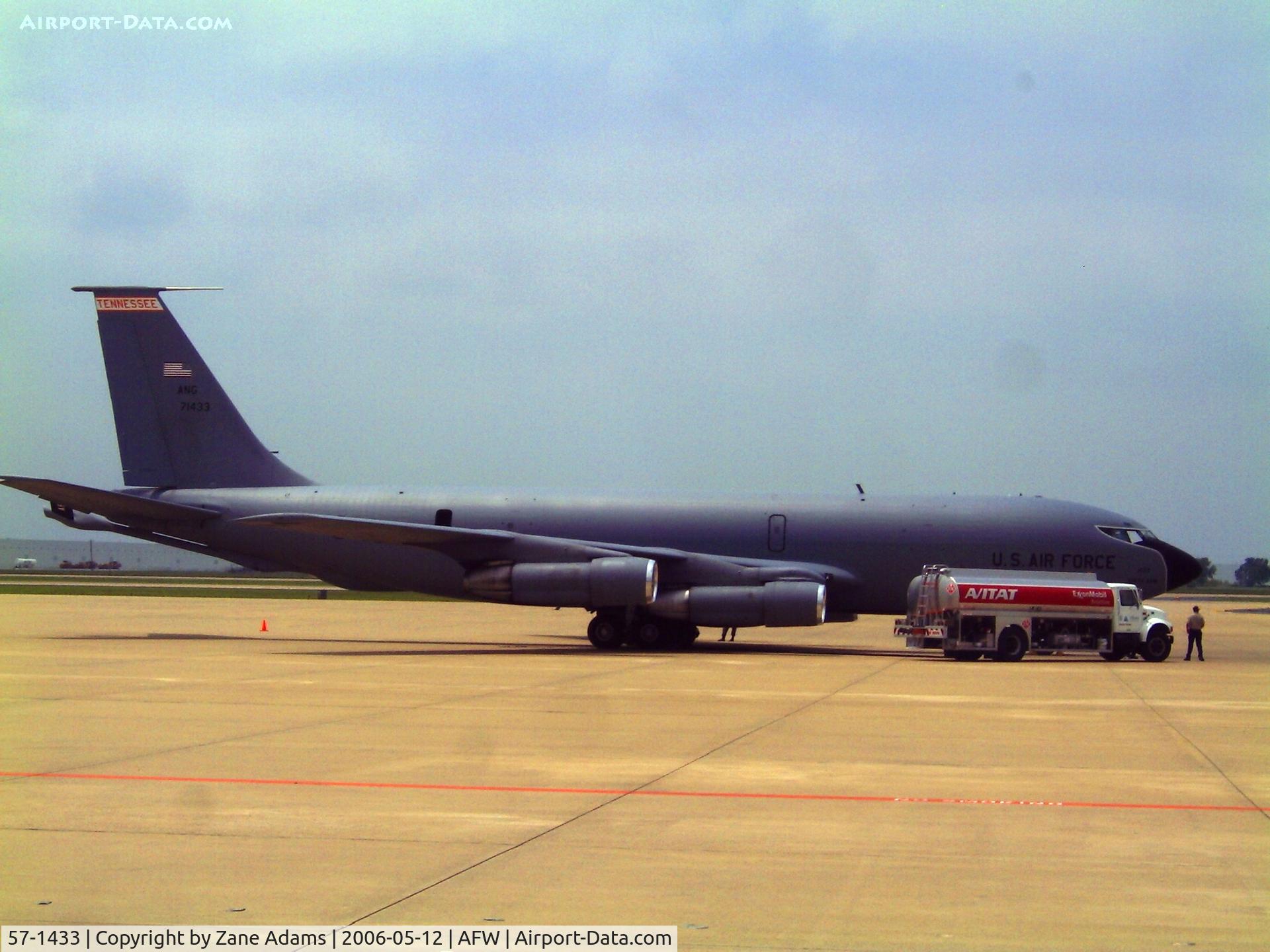 57-1433, 1957 Boeing KC-135R Stratotanker C/N 17504, On the ramp at Alliance