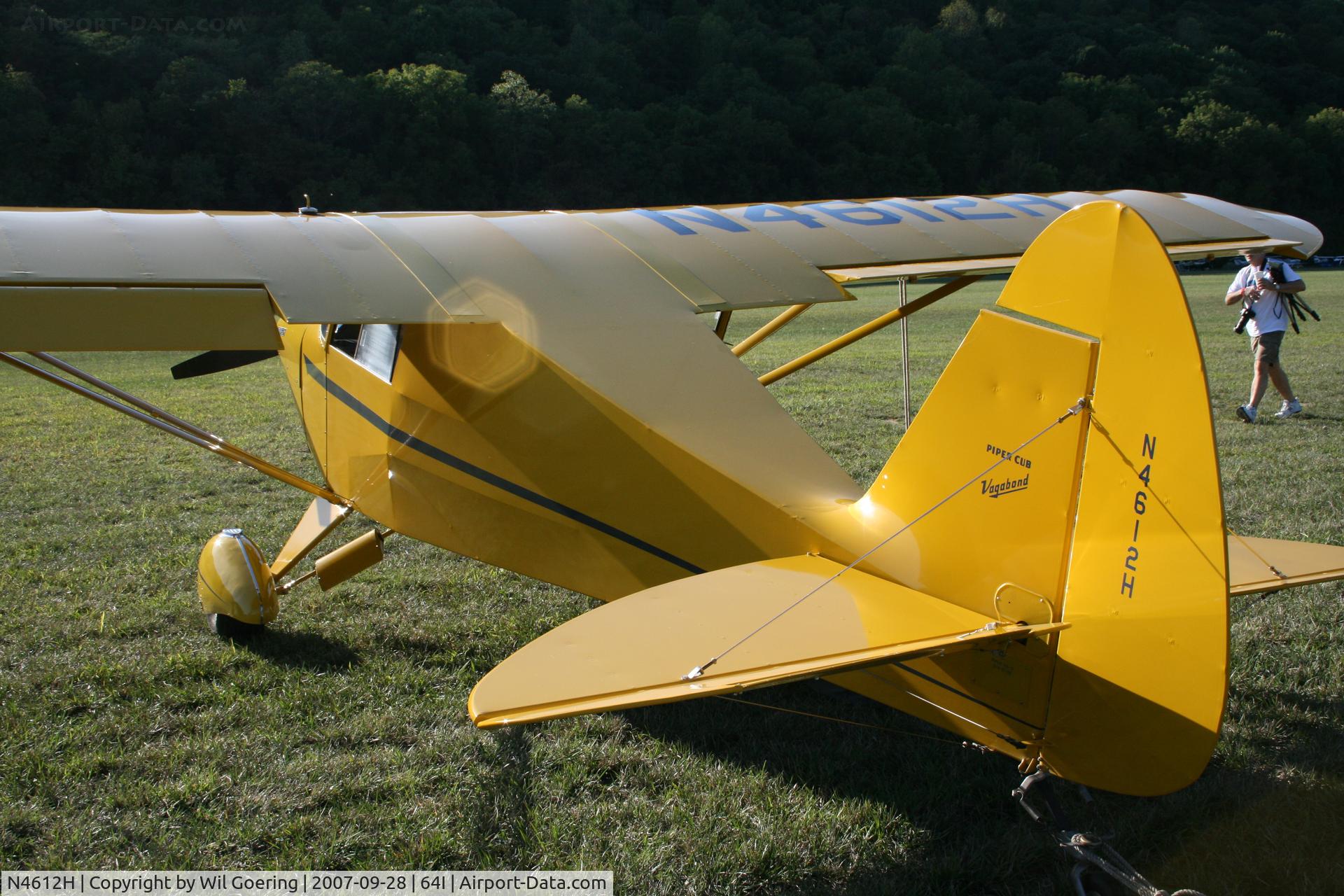 N4612H, 1948 Piper PA-17 Vagabond C/N 17-29, 2007 Lee Bottom Fly-in