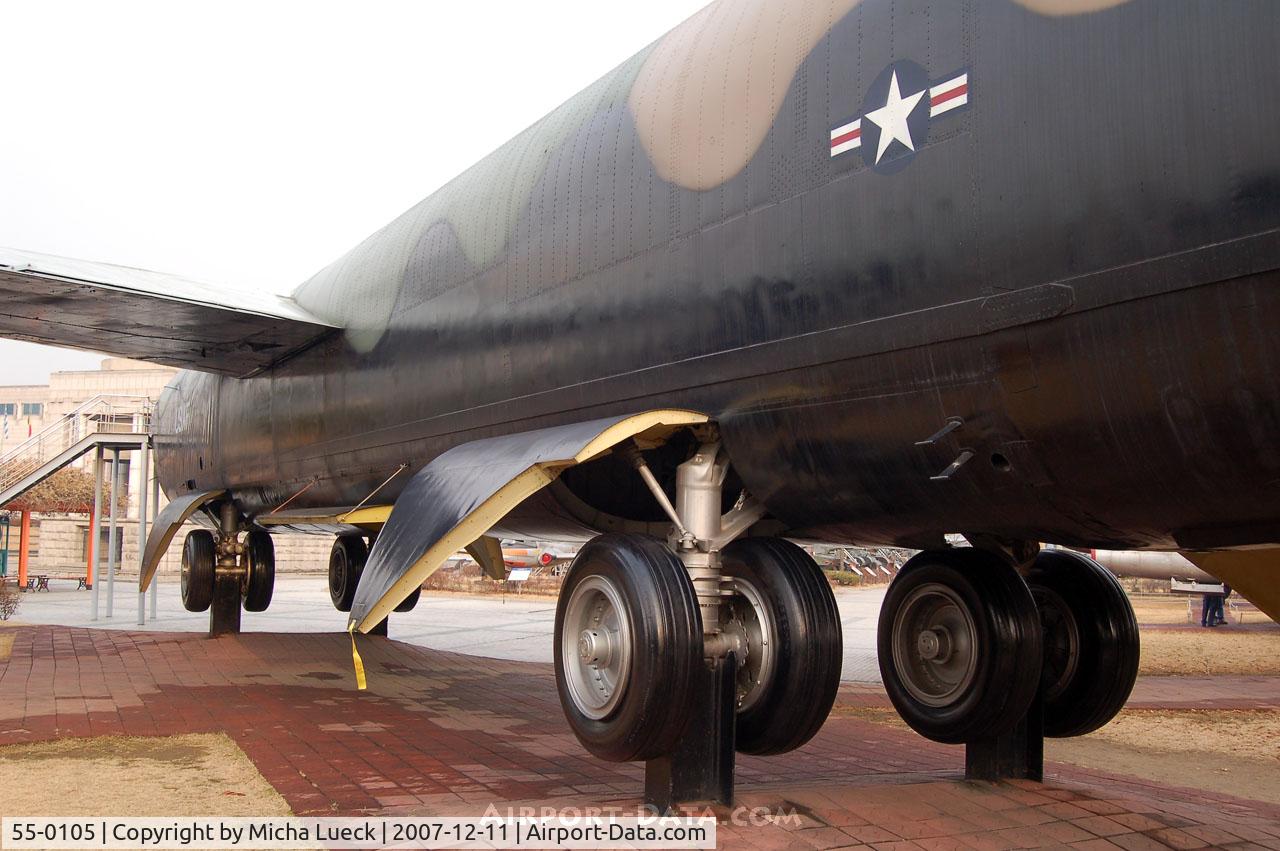 55-0105, 1955 Boeing B-52D Stratofortress C/N 17221, B-52 at The War Memorial Museum of Korea, Seoul