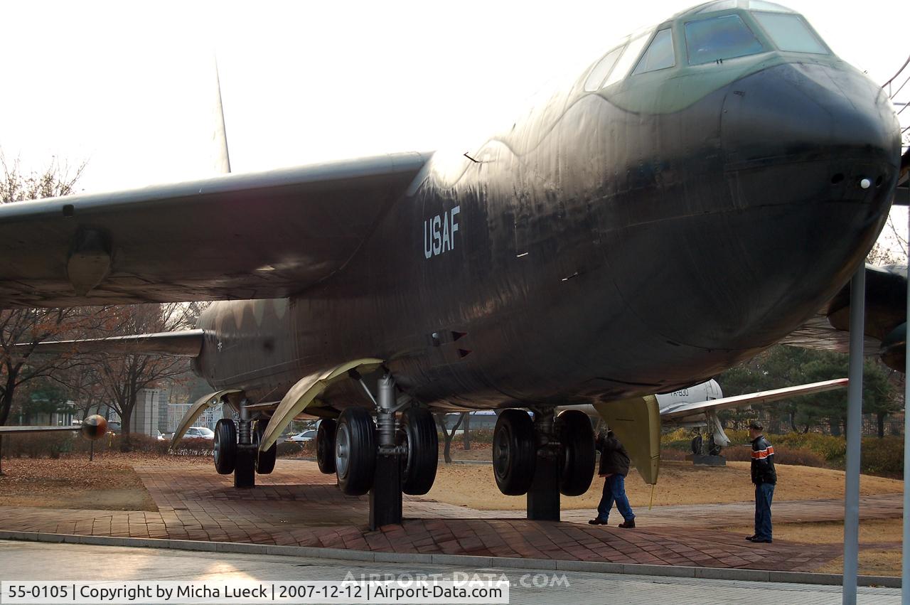 55-0105, 1955 Boeing B-52D Stratofortress C/N 17221, B-52 at The War Memorial Museum of Korea, Seoul