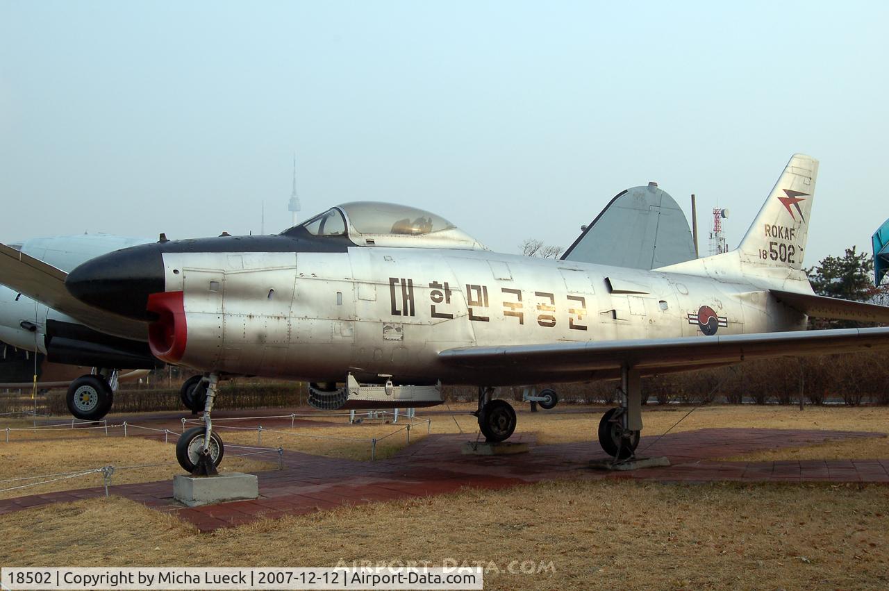 18502, 1951 North American F-86D Sabre C/N 173-635, F-86D at The War Memorial of Korea, Seoul
