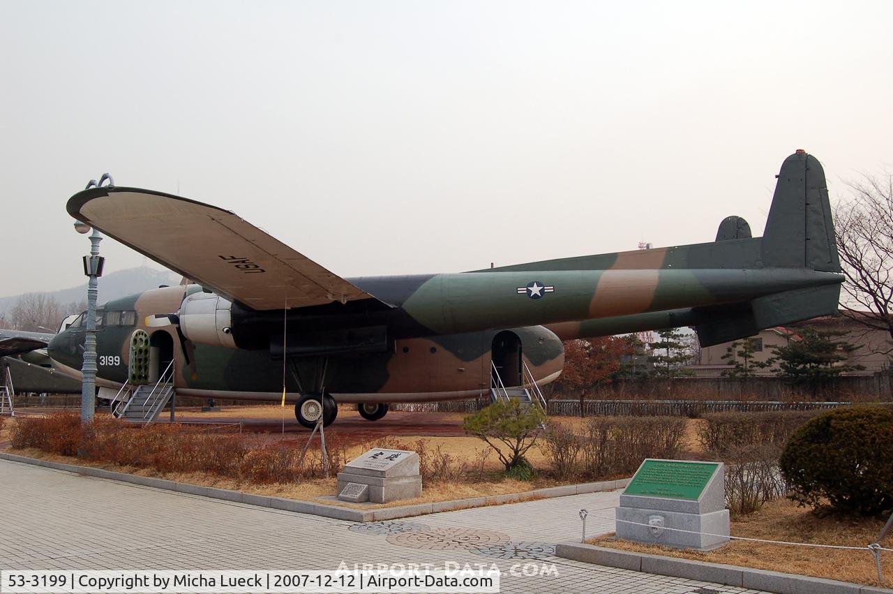 53-3199, 1953 Fairchild C-119G Flying Boxcar C/N 11212, C-119 