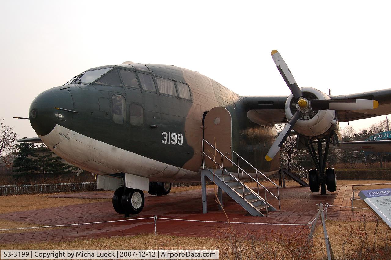 53-3199, 1953 Fairchild C-119G Flying Boxcar C/N 11212, C-119 