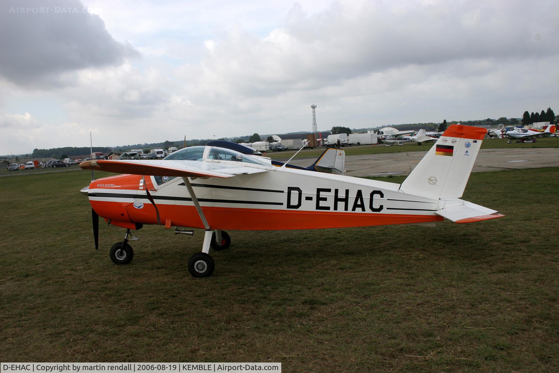 D-EHAC, 1969 Bolkow Bo-208C Junior C/N 709, BOLKOW 208
