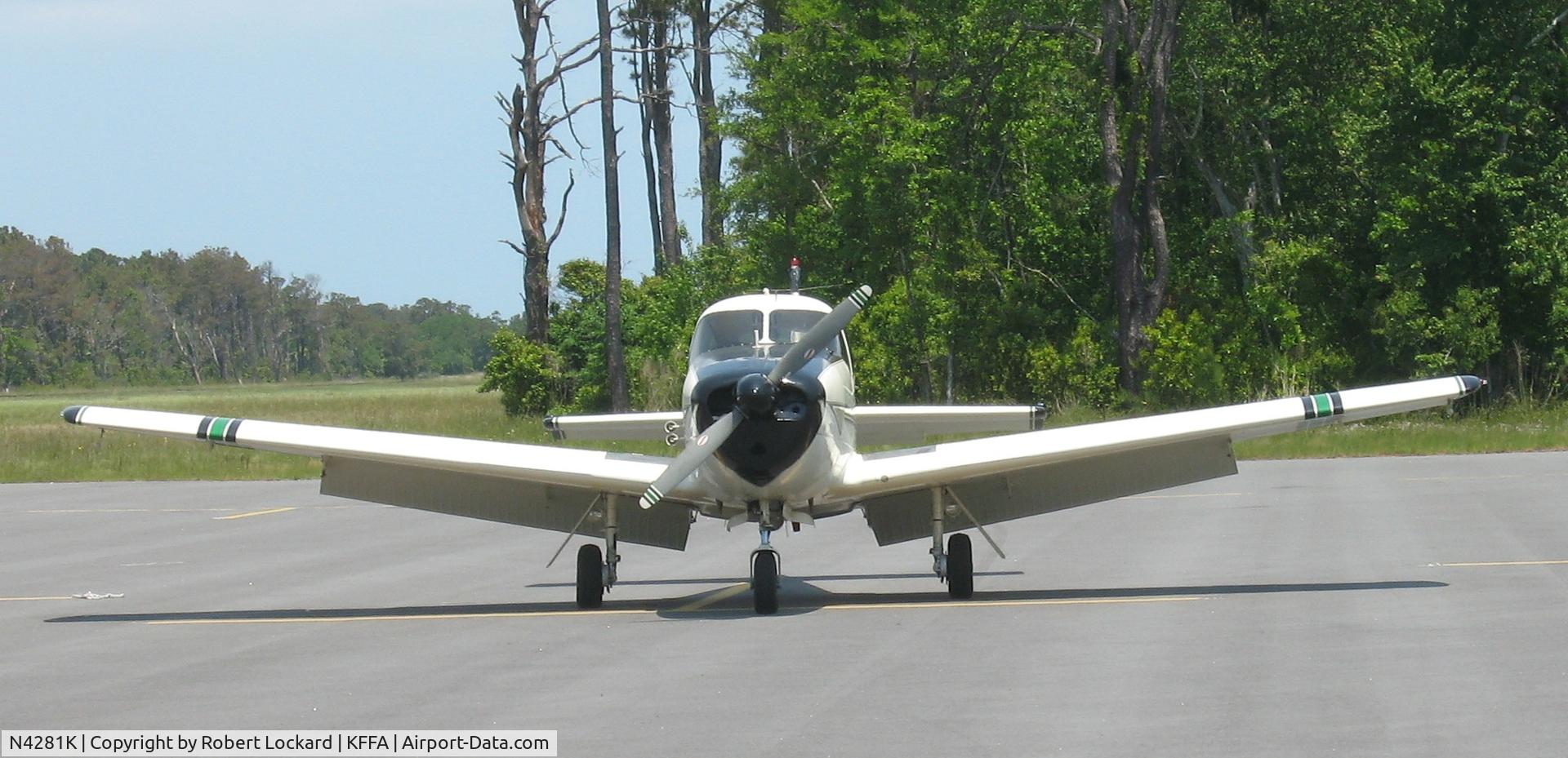 N4281K, 1948 Ryan Navion C/N NAV-4-1281, On the ramp at first flight