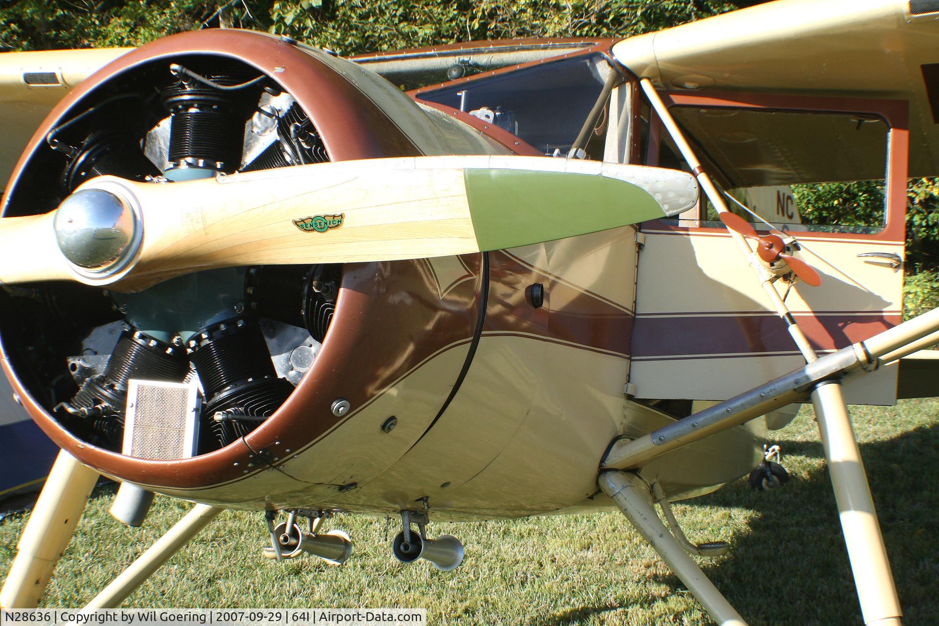 N28636, 1940 Fairchild 24W-40 C/N W40-151, 2007 Lee Bottom Fly-in
