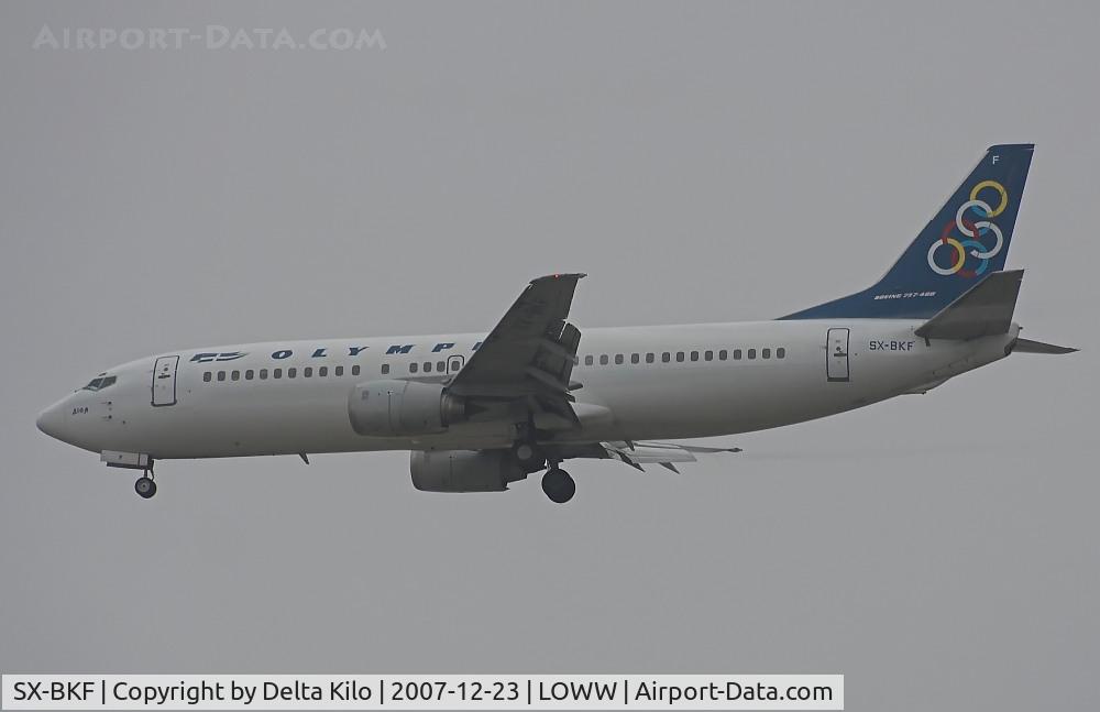 SX-BKF, 1991 Boeing 737-484 C/N 25430, OLYMPIC AIRLINES Boeing 737