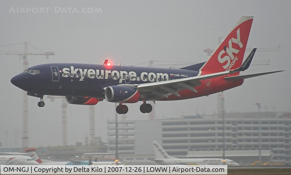 OM-NGJ, 2007 Boeing 737-76N C/N 34755, SkyEurope  B737-76N