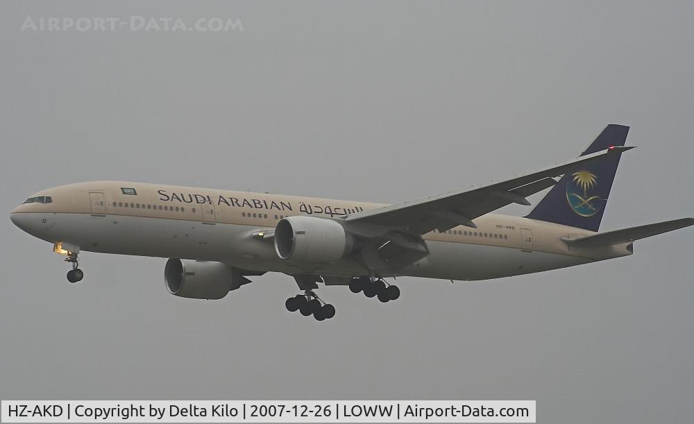 HZ-AKD, 1997 Boeing 777-268/ER C/N 28347, Saudi Arabian Airlines