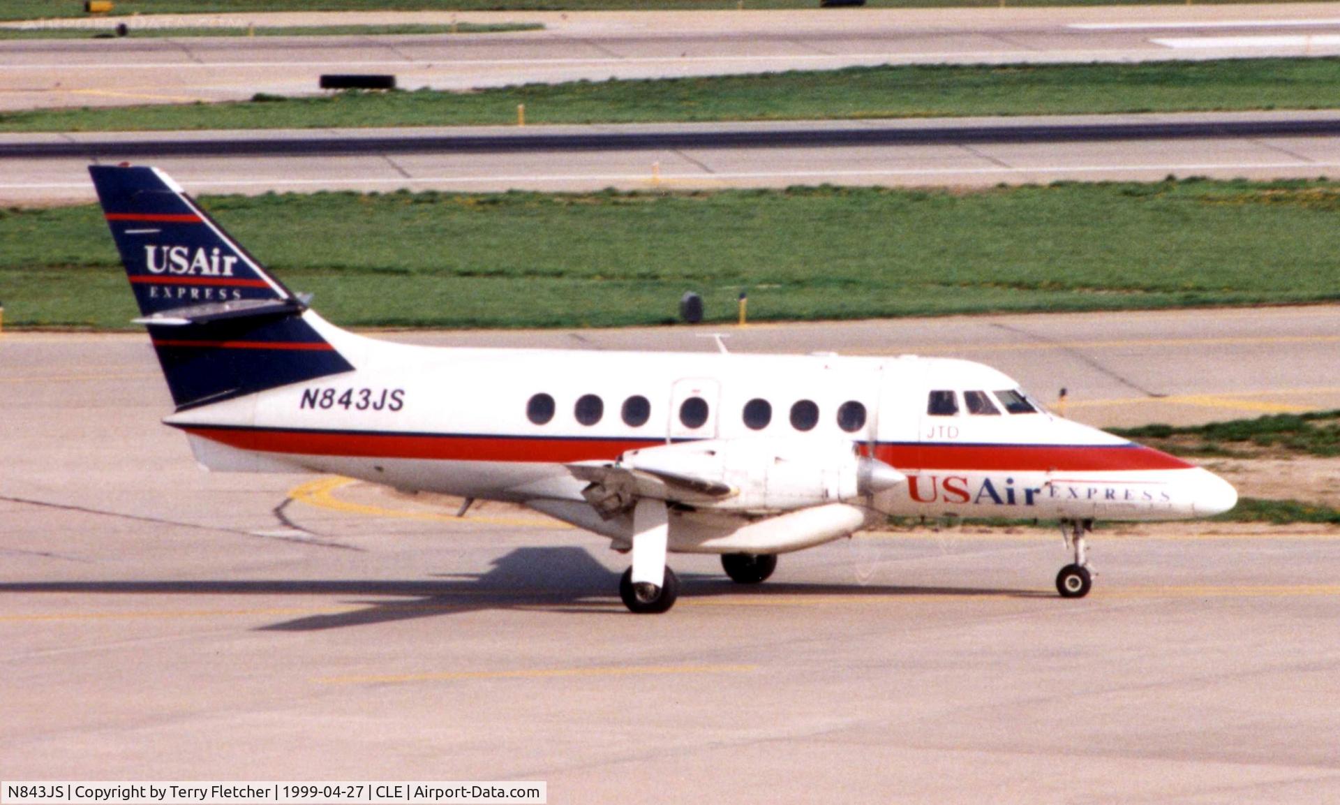 N843JS, 1987 British Aerospace BAe Jetstream 3101 C/N 757, Jetstream of US Air Express  subsequently became HR-ATE