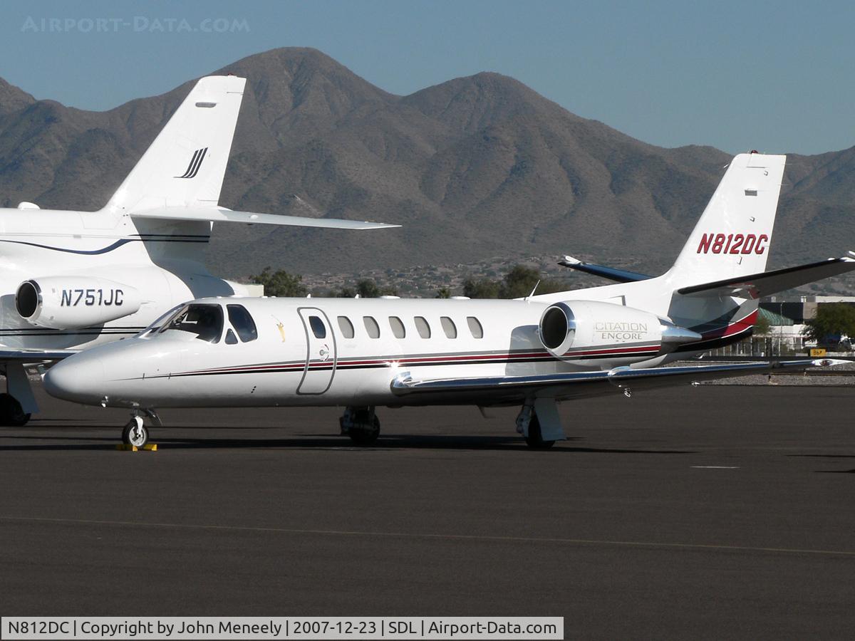 N812DC, 2000 Cessna 560 Citation Encore C/N 560-0541, Parked in front of SDL's terminal