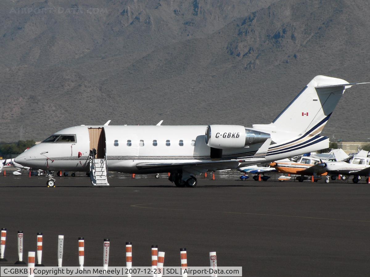 C-GBKB, 1999 Bombardier Challenger 604 (CL-600-2B16) C/N 5420, Canadian visitor to SDL