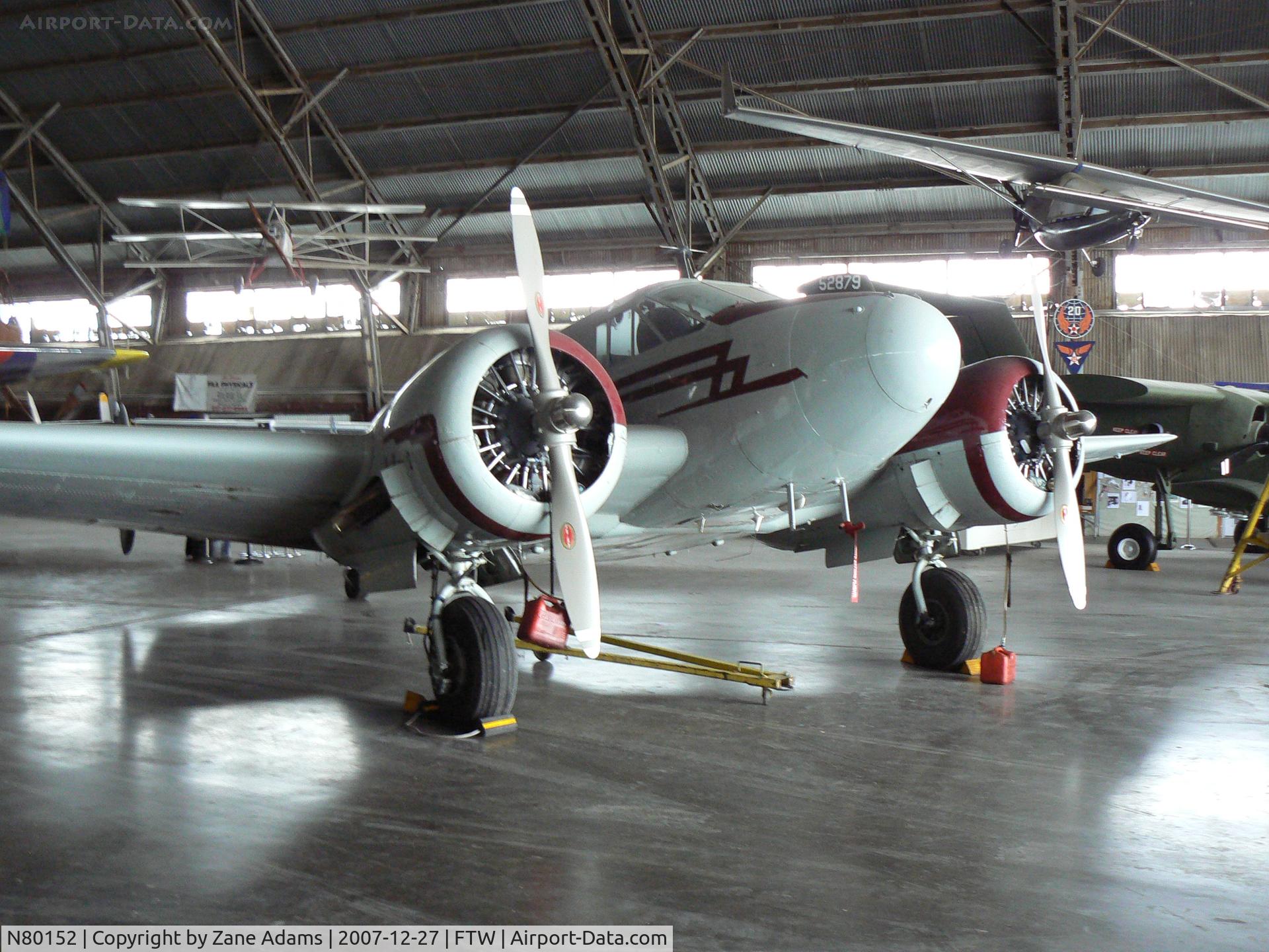 N80152, 1946 Beech D18S C/N A-112, At the Vintage Flying Museum