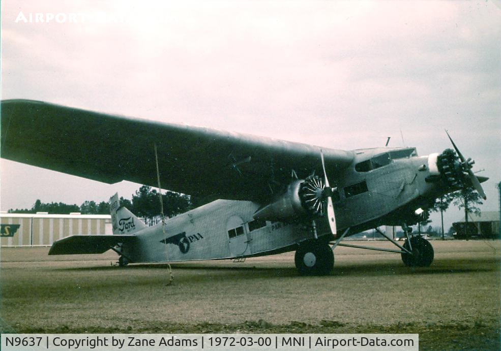 N9637, 1928 Ford 5-AT-B Tri-Motor C/N 11, Ford Tri-Motor at Wheels and Wings Museum - Now on display at San Diego Aerospace Museum