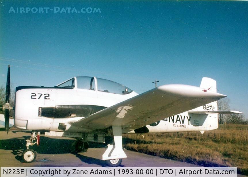N223E, 1955 North American T-28B Trojan C/N 200343, At Denton Municipal
