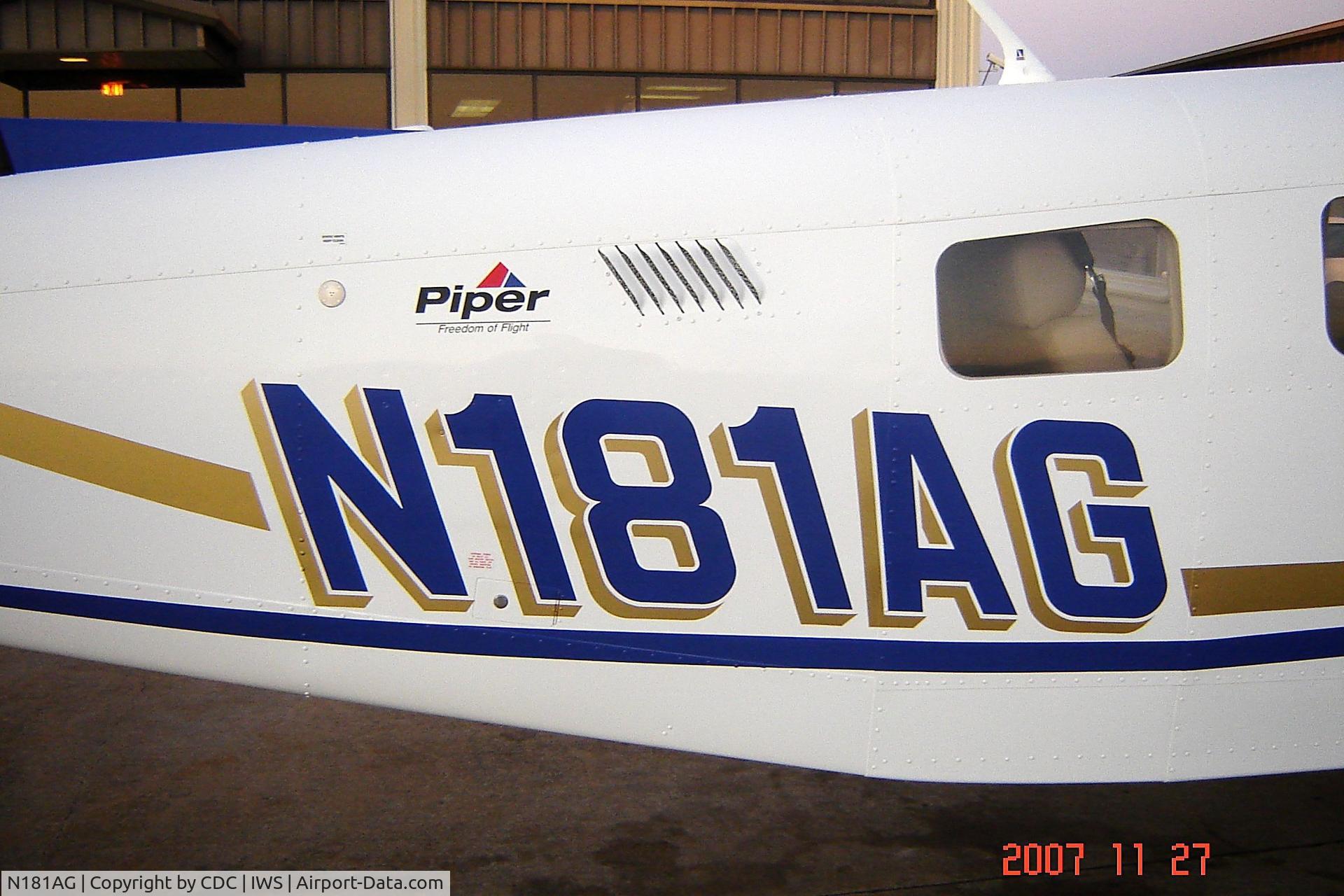 N181AG, 2006 Piper PA-32R-301T Turbo Saratoga C/N 3257416, Reg Number