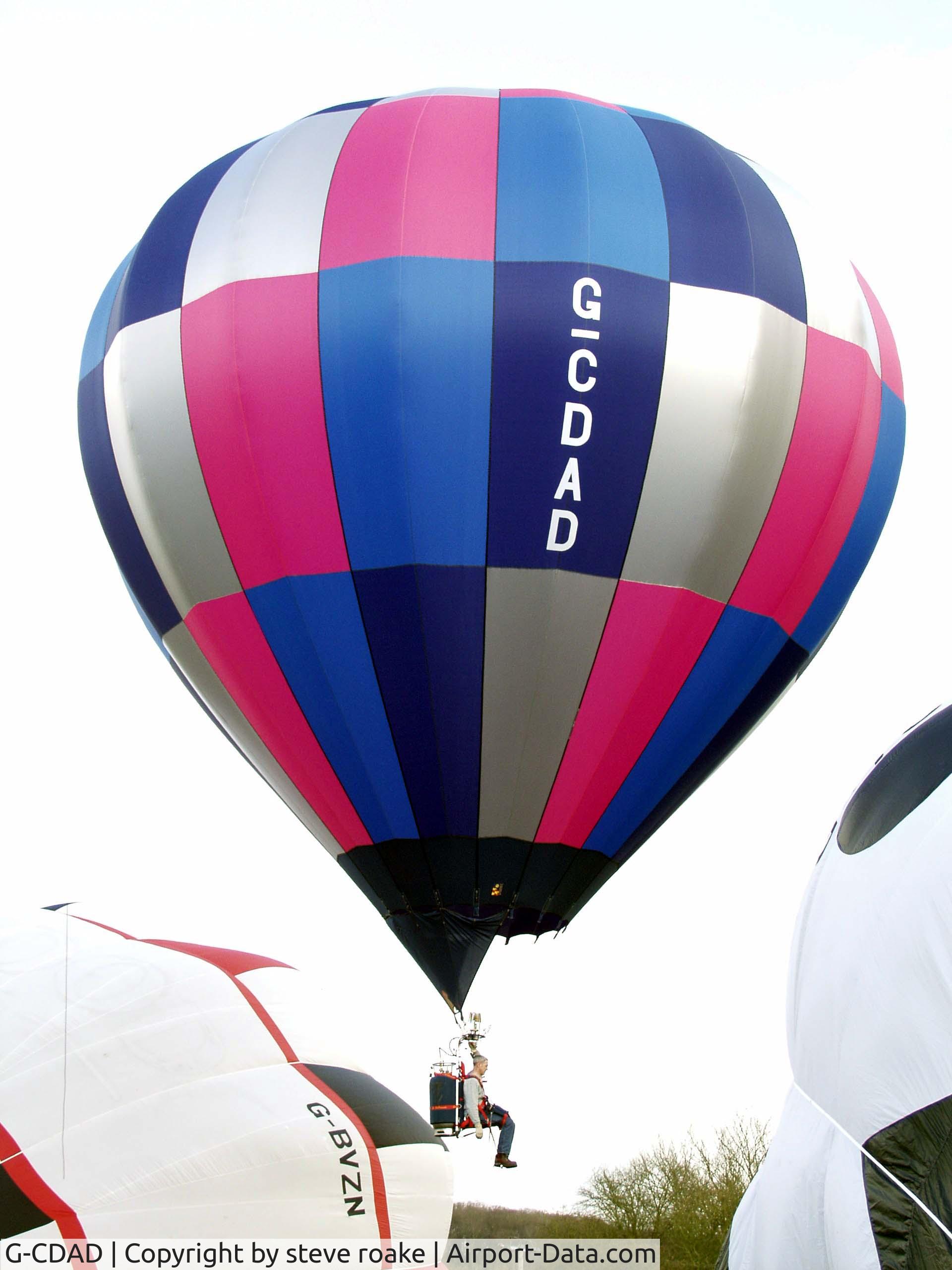 G-CDAD, 2004 Lindstrand Hot Air Balloons Ltd LBL 25A CLOUDHOPPER C/N 1003, taken at the Solo Meet 2006