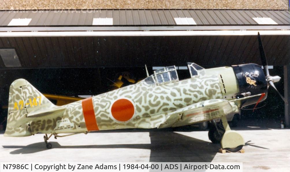 N7986C, 1943 North American SNJ-5 Texan C/N 51698, Tora Tora Tora Zero Replica
