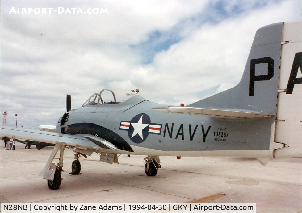 N28NB, 1953 North American T-28B C/N 53-138287, At Arlington Municipal