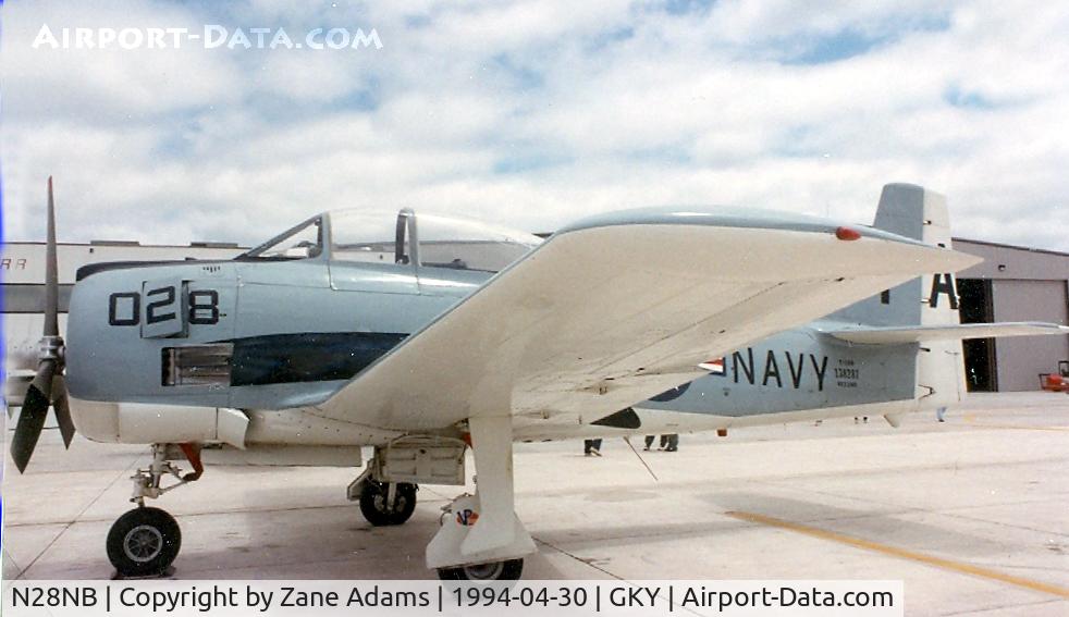 N28NB, 1953 North American T-28B C/N 53-138287, At Arlington Municipal