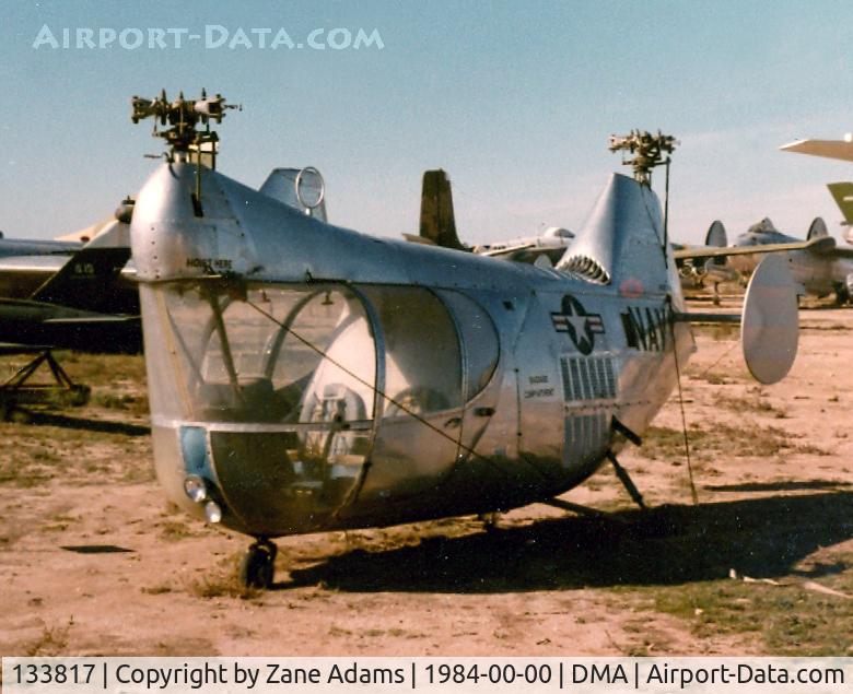 133817, 1952 McCulloch XHUM-1 C/N 1001, At the Pima Aerospace Museum