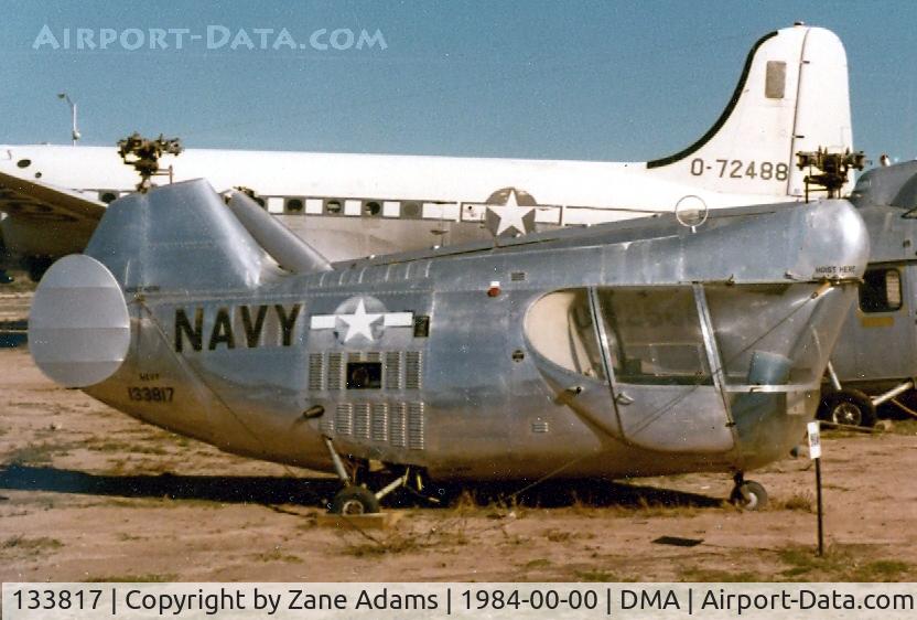 133817, 1952 McCulloch XHUM-1 C/N 1001, At the Pima Aerospace Museum