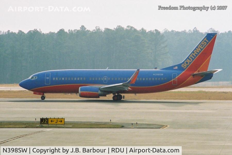 N398SW, 1995 Boeing 737-3H4 C/N 27692, N/A