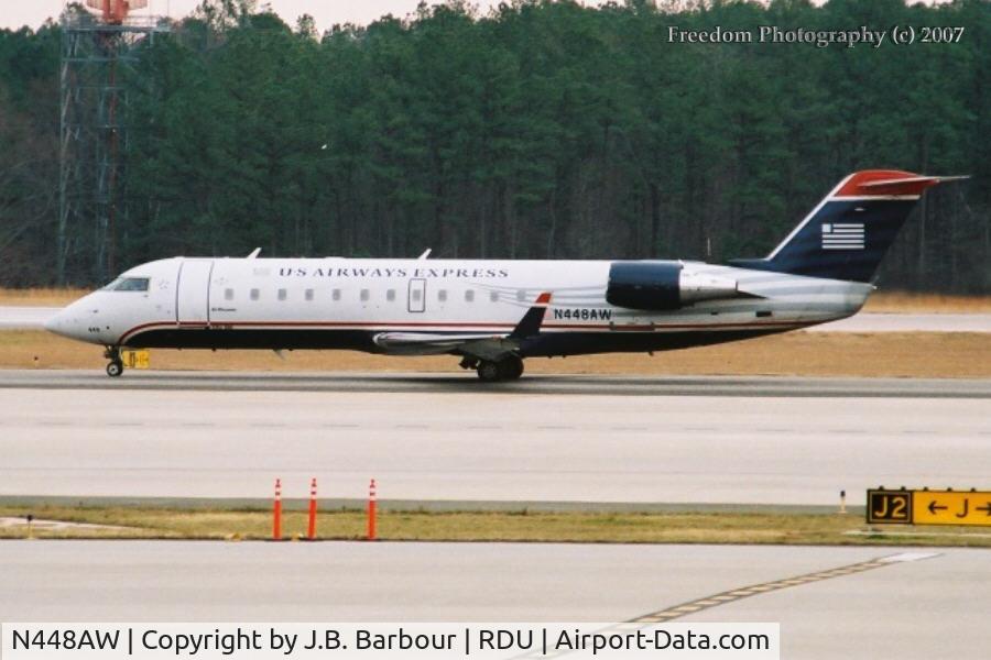 N448AW, 2003 Bombardier CRJ-200LR (CL-600-2B19) C/N 7814, N/A