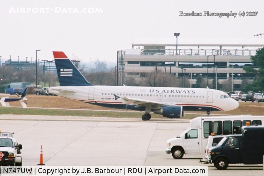 N747UW, 2000 Airbus A319-112 C/N 1301, N/A