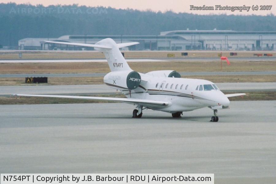 N754PT, 2006 Cessna 750 Citation X C/N 750-0257, N/A