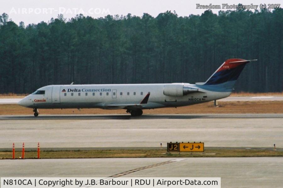N810CA, 2000 Bombardier CRJ-100ER (CL-600-2B19) C/N 7370, N/A