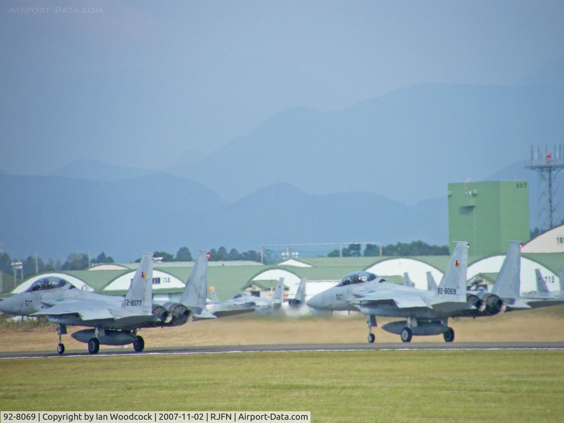 92-8069, McDonnell Douglas F-15DJ Eagle C/N Not found 92-8069, F-15-DJ/Nyutabaru AB (with 12-8077)