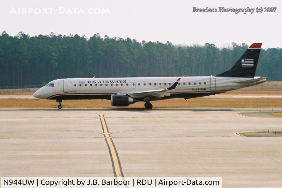 N944UW, 2006 Embraer ERJ-190-100 IGW 190AR C/N 19000058, N/A