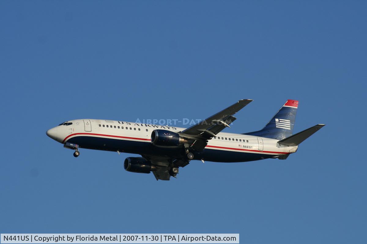 N441US, 1990 Boeing 737-4B7 C/N 24812, US Airways