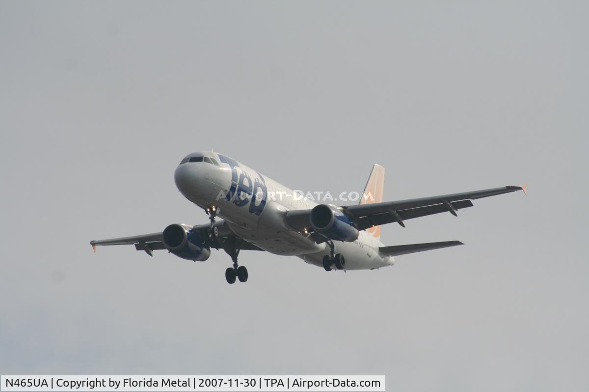 N465UA, 2000 Airbus A320-232 C/N 1341, Ted