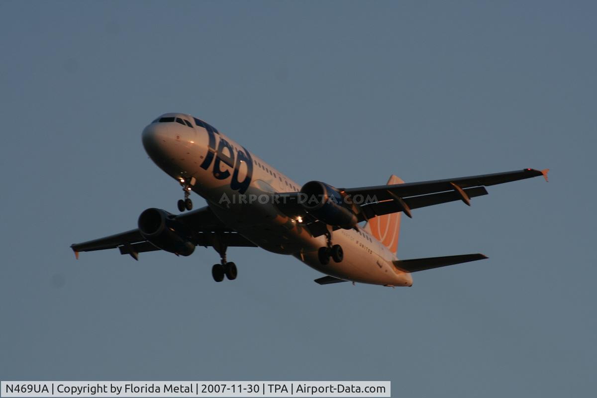 N469UA, 2001 Airbus A320-232 C/N 1409, Ted