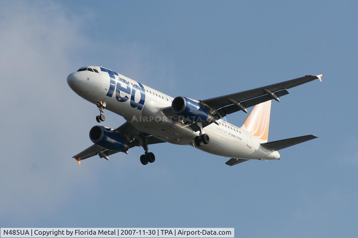 N485UA, 2001 Airbus A320-232 C/N 1617, Ted